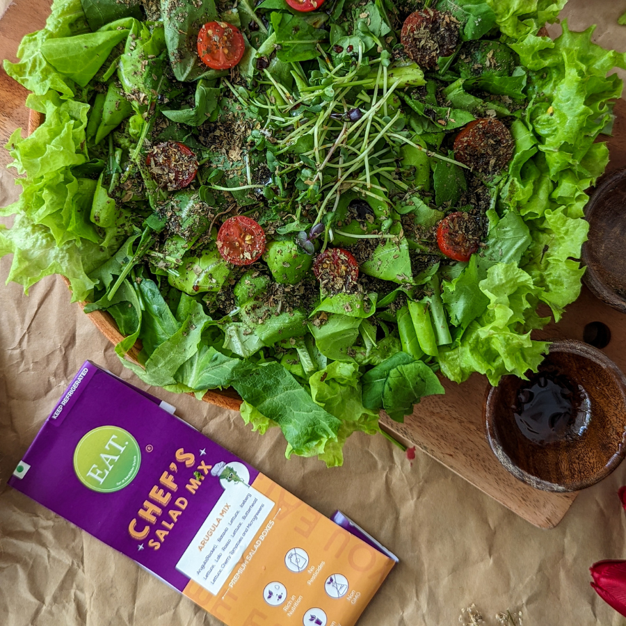 Arugula Mix : Chef's Salad Mix