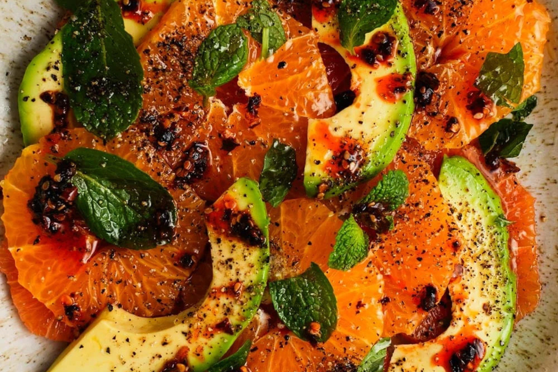 Citrus Avocado Salad with Chilli Oil