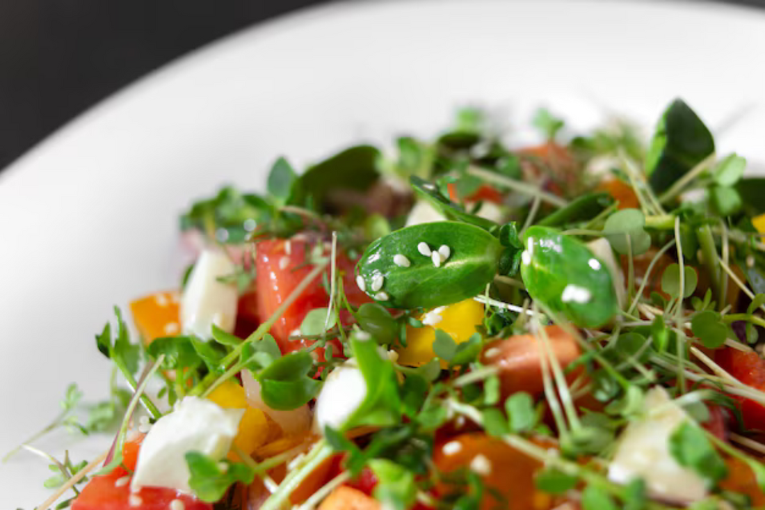 Microgreen Salad Recipe 
